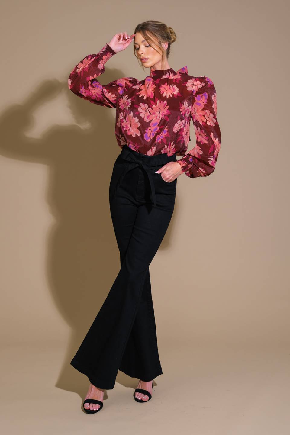 GARDEN ROMANCE WOVEN TOP Flying Tomato